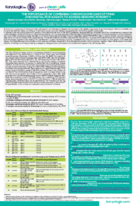 The importance of combining chromosome karyotyping and digital PCR assays to assess genomic integrity